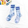 Autumn and Tube Socks Couple Cotton Tie Dye Socks