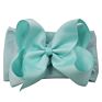 Baby 6 Inch Grosgrain Ribbon Big Bow Hair Band Soft Elastic Nylon Headband Baby Turban for Kids Headwrap Baby Hair Accessories
