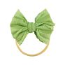 Baby Headband Headwear for Kids Chiffon Fabric Children Nylon Band Headband Baby Elastic Big Bow Hair Band Hair Accessories