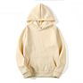 Blank Cotton Oversized Thick Fleece Unisex Hoodies Pullover plus Size Men's Heavyweight Hoodie