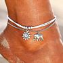 Bohemian Multi Layered Beads Ankle Bracelet for Women Leg Chain Africa Ankle Bracelet