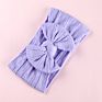 Cable Knit Bows Nylon Headbands Wide Knot Bow Nylon Head Wraps