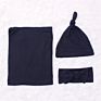 C'dear 3 Packs Swaddle Infant Baby 100% Cotton Jersey Swaddle Wrap Sets with Baby Hat & Headband Accept Customized