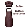 Children's Aprons Cooking Baking Chef Kids Kitchen Apron Chef Hat Set
