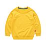 Children's O-Neck Pullover Print Black Sweatshirts