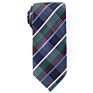 Classic Ties Mens Orange Plaid Microfiber Woven Tie Check Necktie