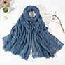 Cotton and Hemp Hollow Out Scarf Muslim Hijab Scarf Malaysia Arab Hijabs Scarfs Muslim