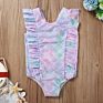 Leopard Baby One-Piece Swimsuit Bathing Kids Girls Tankini Swimwear