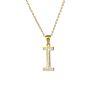 Designer Stainless Steel Zircon Alphabet Pendant Necklaces Hiphop Women Men Hip Hop Gold Chain Necklace Initial Letter Necklace