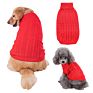 Dog Sweater Warm Jumper Pet Cat Twist Puppy Jacket Dogs Clothes