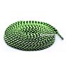 Double Layer Multi Color Flat Braid Two Toned Polyester Shoelaces for Jogging Shoes