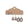 Dream Catcher Love Heart Shaped Aesthetics Accessory Sea Shell Pendant Beads Hook Earrings Frange Fine Jewelry Boucle D'oreille