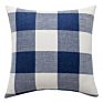 Drop Shipping Nordic Sofa Art Linen Yarn-Dyed Large Lattice Cushion Cover Pillowcase