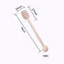 Eco Mini 8Cm 11Cm Natural Wooden Jam Mixer Honey Dipper
