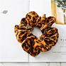 Elastic Satin Animal Printing Women Hair Band Ropes Chic Leopard Pattern Hair Scrunchies Accessories