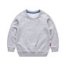 Embroidery Multiple Color Long Sleeves Cotton Plain Kids Baby Sweet Shirt Hoodie Children's Sweater