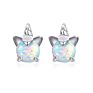 European and America Sell Children's Accessories Unicorn Cat Love-Heart Rainbow Earrings