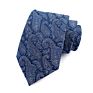 Fashionable Classic Solid Color Jacquard Wedding Party Formal Necktie Polyester Men's Floral Neck Ties with Various Patterns