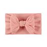 Fit All Baby Hair Accessories Large Bow Soft Elastic Various Color Baby Headbands Nylon Headband Baby Hairbands for Girls