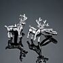 French Men's Shirt Metal Brass Enamel Cufflinks Animal Butterflies Turtle Fish Dog Penguin Lobster Cuff Links