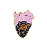 Funny Cartoon White Organ Heart Enamel Brooch Lapel Pin Collar Shirt Badges Love Rose Brooch Pins