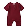 Girl's Rompers Boy Zip Baby Romper Suitable for Both Boys and Girls