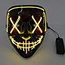 Halloween Mask Neon Led Light up Mask for Festival Cosplay Halloween Costume Masquerade Parties,Carnival,Gifts