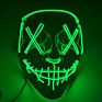 Halloween Rave Clown Scary Costume Cosplay Party Prop Bar Masquerade Joker Adult Toy Led Neon Glow Mask