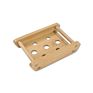 Handmade 100% Biodegradable Bathroom Top Natural Wooden Soap Dish Bamboo Soap Dishes Holder