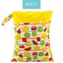 Happyflute Polyester Layer Baby Waterproof Zipper Wet Bag Diaper Bag with Handle