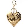 Heart Keychain Sequins Key Ring Gifts for Women Charms Car Bag Accessories Key Chain