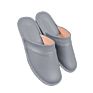 Home Non-Slip Real Leather Slides Cute Men/Women Sandals Real Cowhide Slippers