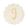 Infant Memory Card Flower Fridge Wooden Craft Laser Engraving Monthly Milestone Card