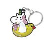 Keychain Cute Rainbow Unicorn Cartoon Key Holder Key Rings Gift for Girl Women Bag Pendant Accessories Jewelry