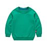 Kid 11 Colors Children Plain Hoodies for Kids Pullover Boys Hoodies No Pocket Sweater