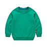 Kid 11 Colors Children Plain Hoodies for Kids Pullover Boys Hoodies No Pocket Sweater