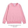 Kids Baby Plain Hoodie Oversize Crew Neck Pullover for Children Boy