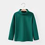 Kids Turtleneck Shirts Toddler Girls Boy Kids Turtle Neck Tops Clothes Long Sleeve Plain Mock Neck Turtleneck T-Shirts