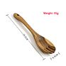 Kitchen Tools Cooking Utensils Reusable Food Grade Cookware Teak Wood Utensil Set for Home