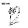 Krkc Solitaire Cluster Heart Wedding Bands 1/2 1 Ct 925 Sterling Silver Vvs1 Diamond Moissanite Engagement Rings for Women