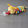 Large Doll Baby Boy Girl Dummy Pacifier Chain Clip Plush Animal Toys Soother Nipples Holder (Not Include Pacifier)