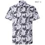 Latest Design Print Short Sleeve Cotton Hawaii Men Shirts