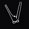 Love 26 Letter Alloy Anklets Multilayer 2Pcs/Set Ornaments Personality Heart Chain Infinity Anklet