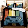 Luxury 3D Creative Game Machine Printing Bed Sheet Comforter Kids Bedding Set for the Boy Single 3 Pieces Cartoon 1Set