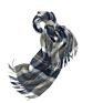 Merino Wool Scarf Men Style Plaid Check Merino Scarf Red Pattern Wool Scarf