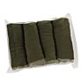 Muslin Blanket Happyflute 4Pcs/Pack Muslin Baby Bibs Cotton 2 Layer Burp Cloth Cute Scarf 60*60Cm