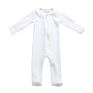 Newborn Baby Autumn Clothes Ribbed Footie Rompers Infant Rib Footie with Mitten & Zipper