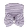 Newest Cute Newborn Baby Girl Comfy Bowknot Hospital Cap Beanie Hat Knitted Striped Baby Girl Caps Beanie Toddler Hats