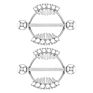 Nuoro Crystal Cz Barbell Bar Shield Body Breast Jewelry Adult Game for Women Girls Stainless Steel Cat Nipple Ring Piercing