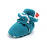 Old Fashioned Snap Drawstring Infant Bedroom Shoes Baby Booties with Wool